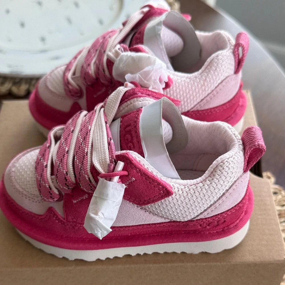UGG Kids Sneakers in Pink and Light Pink - Picture 5 of 5